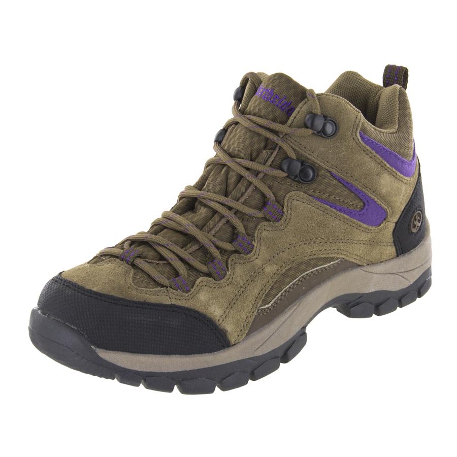 Northside Womens Pioneer Hiking Boot - Medium Brown/Dark Purple