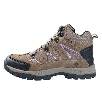 Northside Womens Snohomish Waterproof Hiking Boot - Tan/Periwinkle